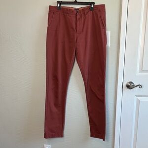 Bundle 2 for $30! J. Crew Men's Sutton Rust Chinos 34 x 34